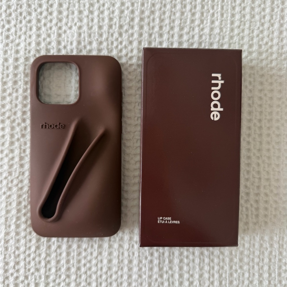 RHODE Chocolate Brown Phone Case